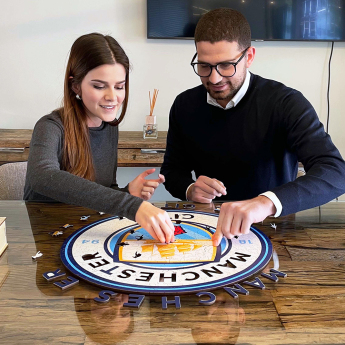Manchester City drvene puzzle Crest 150 pcs
