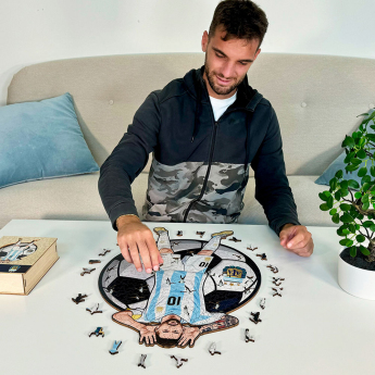 Nogometne reprezentacije drvene puzzle Argentina Messi 150 pcs