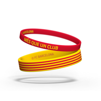 FC Barcelona dječja gumena narukvica 2pack Seneyra