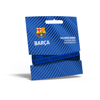 FC Barcelona gumena narukvica Locked blue