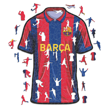 FC Barcelona dřevěné puzzle Jersey 500 pcs