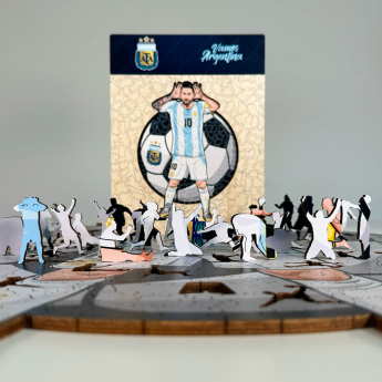 Nogometne reprezentacije drvene puzzle Argentina Messi 270 pcs