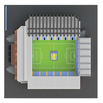 Aston Villa kocke za slaganje 3D Maxi Stadium 3151 pcs