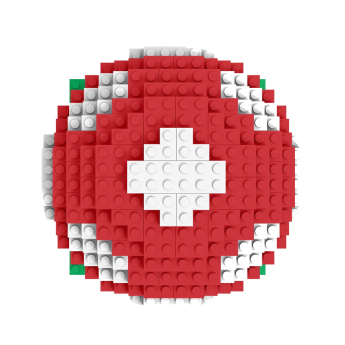 FC Liverpool kocke za slaganje Soccer Ball 261 pcs