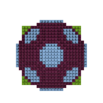Aston Villa kocke za slaganje Soccer Ball 687 pcs