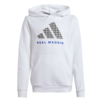 Real Madrid dječja majica s kapuljačom Hoody white