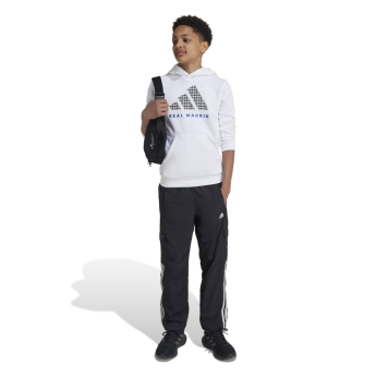 Real Madrid dječja majica s kapuljačom Hoody white