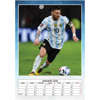 Lionel Messi kalendar not official LIONEL MESSI 2026