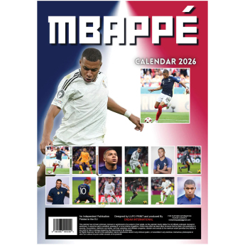 Kylian Mbappé kalendar not official KYLIAN MBAPPÉ 2026