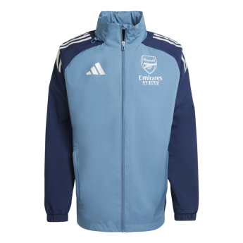 FC Arsenal muška jakna s kapuljačom Allweather blue