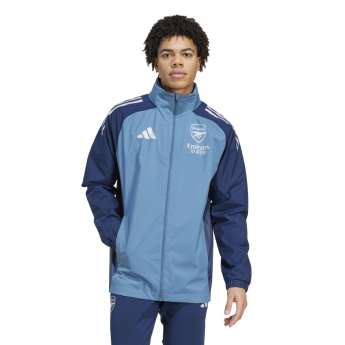 FC Arsenal muška jakna s kapuljačom Allweather blue