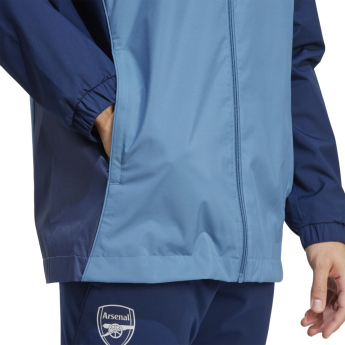 FC Arsenal muška jakna s kapuljačom Allweather blue