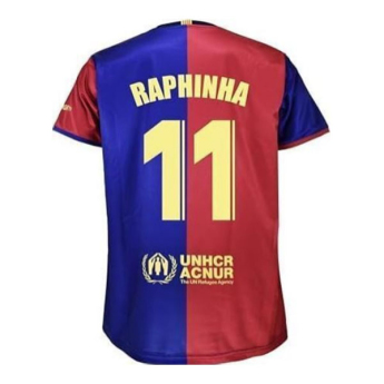 FC Barcelona nogometni dres replica 24/25 Home Raphinha