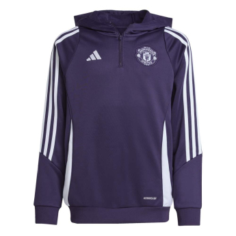 Manchester United dječja majica s kapuljačom Track purple
