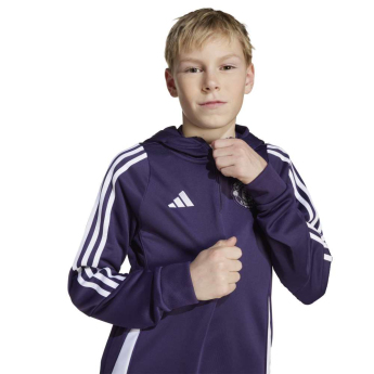 Manchester United dječja majica s kapuljačom Track purple
