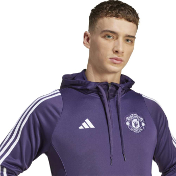 Manchester United muška majica s kapuljačom Track purple