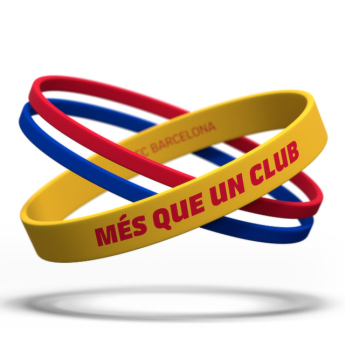 FC Barcelona gumena narukvica Locked yellow