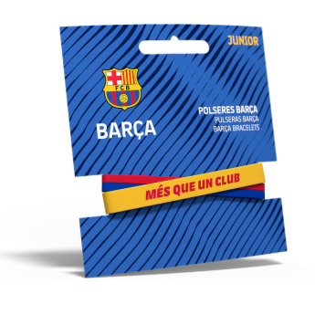 FC Barcelona dječja gumena narukvica Locked yellow