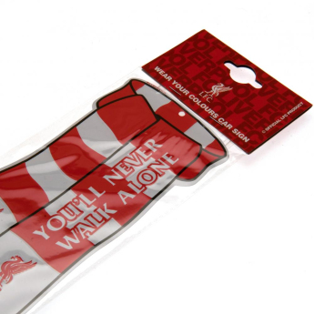 FC Liverpool metalni natpis scarf small