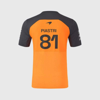 Mclaren Honda muška majica Oscar Piastri official Teamline Replica orange F1 Team 2025