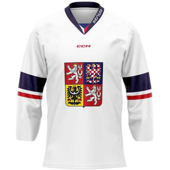 Hokejaške reprezentacije hokejaški dres Czech republic Radko Gudas #3 CCM Fandres replica white 2023/2024