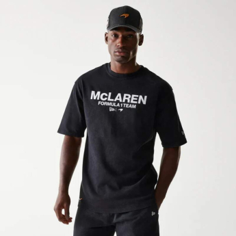 Mclaren Honda muška majica NE wordmark balck F1 Team 2025
