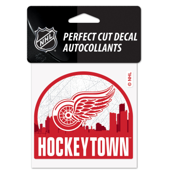 Detroit Red Wings naljepnica Perfect Cut Decal SLOGAN