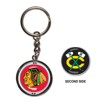 Chicago Blackhawks privjesak za ključeve Spinner Key Ring