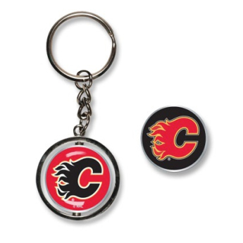 Calgary Flames privjesak za ključeve Spinner Key Ring