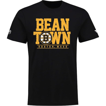 Boston Bruins muška majica Hometown Hockey Bean Town black