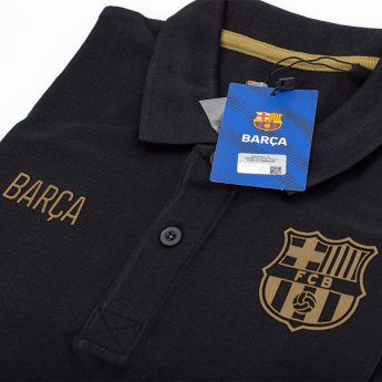 FC Barcelona muška polo majica Crest gold