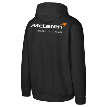 Mclaren Honda muška majica s kapuljačom NE logo black F1 Team 2025
