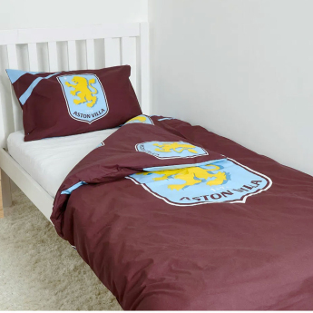 Aston Villa posteljina za jedan krevet colour club crest