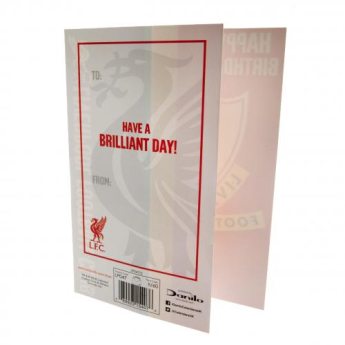 FC Liverpool rođendanska čestitka red cards