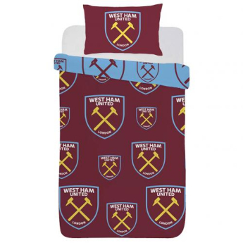 West Ham United posteljina za jedan krevet reverse