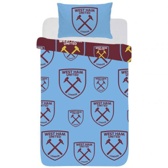 West Ham United posteljina za jedan krevet reverse