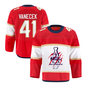 Florida Panthers hokejaški dres Vítek Vaněček #92 Stanley Cup Champion 2025