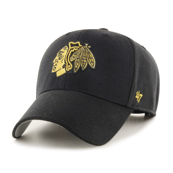 Chicago Blackhawks kapa za bejzbol Metallic Snap 47 Mvp black