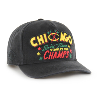 Chicago Blackhawks kapa za bejzbol Charlton 47 HITCH RF black