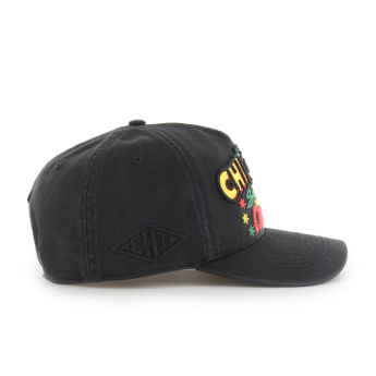 Chicago Blackhawks kapa za bejzbol Charlton 47 HITCH RF black