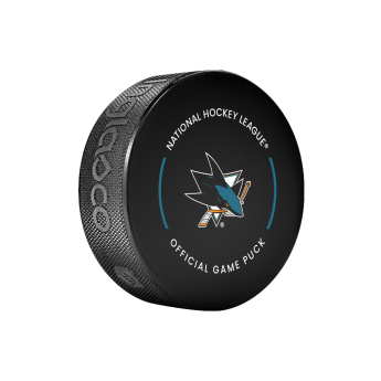 San Jose Sharks pak Official Game Puck 2024-2025