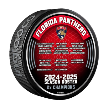 Florida Panthers pak 2025 Stanley Cup Champions Roster Logo Hockey