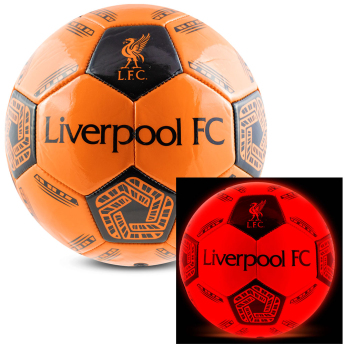 FC Liverpool nogometna lopta LED Glow Football - size 5