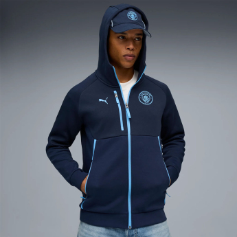 Manchester City muška majica s kapuljačom Pumatech navy
