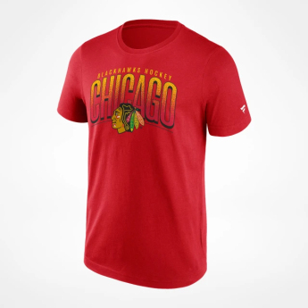 Chicago Blackhawks muška majica Arch Graphic red