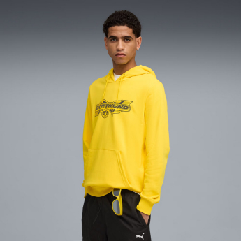 Borussia Dortmund muška majica s kapuljačom FtblCulture yellow