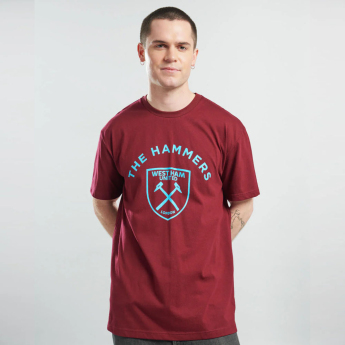 West Ham United muška majica Graphic claret