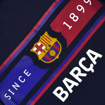 FC Barcelona muška majica s kapuljačom Return navy