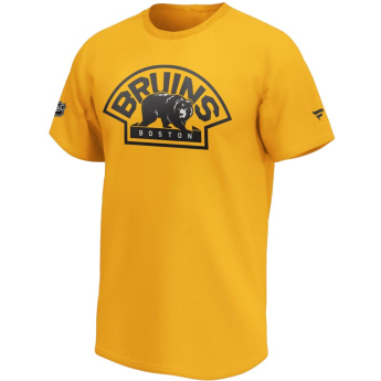 Boston Bruins muška majica Iconic Secondary Colour Logo Graphic