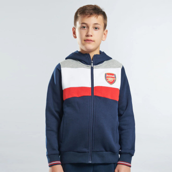 FC Arsenal dječja majica s kapuljačom Full Zip colour
